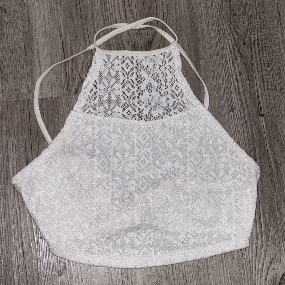 Vintage hollister lace crop top